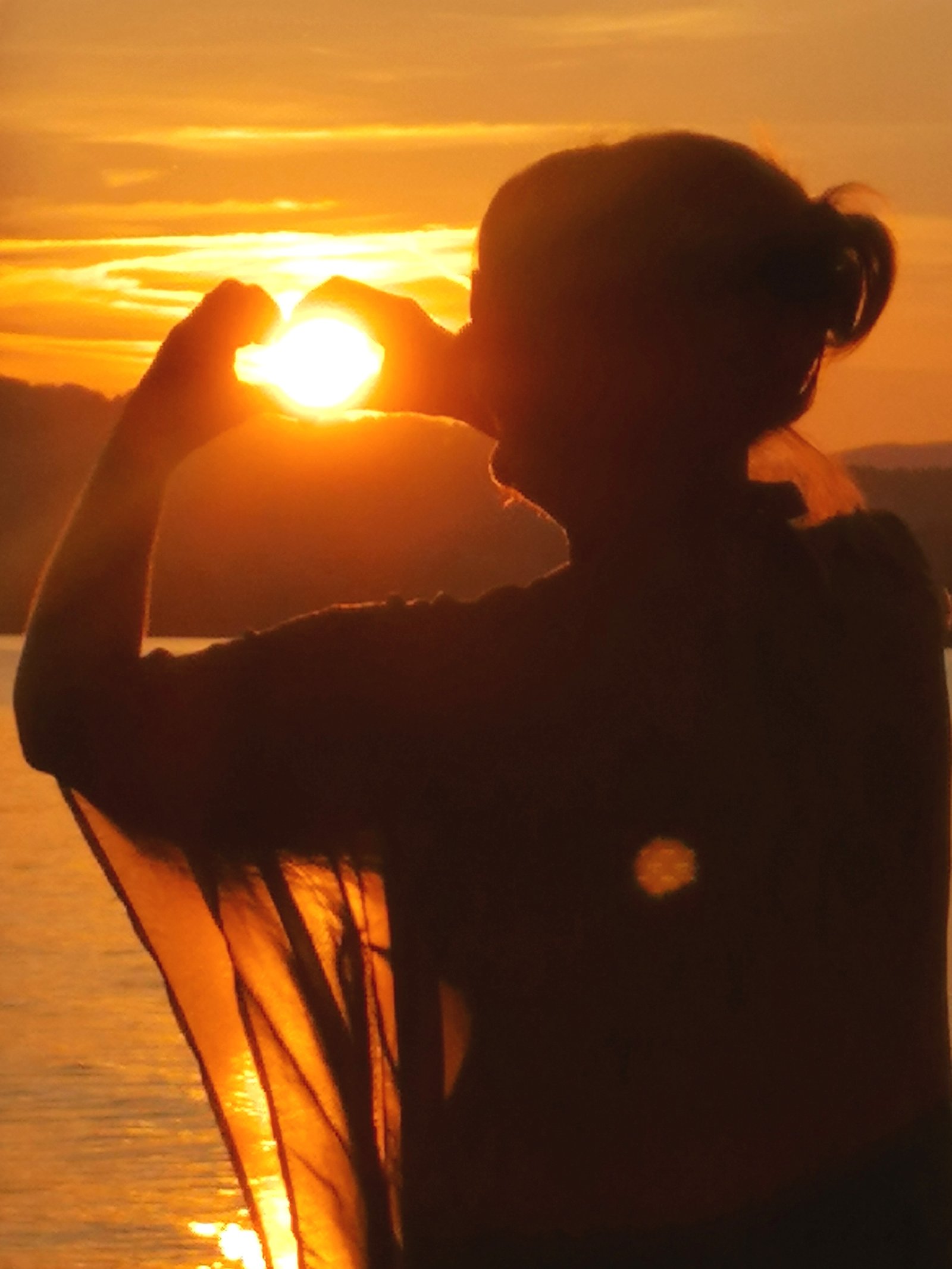 Claudia in ihrem Raum